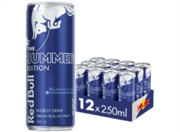 Red Bull Blue Edition Blueberry 250ml Can :