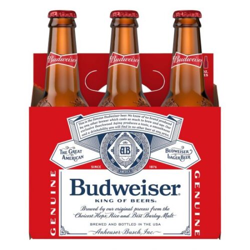 Budweiser Beer 500 ml Bottle & Can: