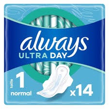 ALWAYS ULTRA SERV. HYG. 30 PC. NORMAL AVEC AILETTES: