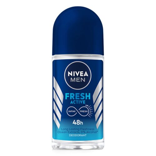 niv0124_1 NIVEA ROLL ON 50ML MENS FRESH ACTIVE